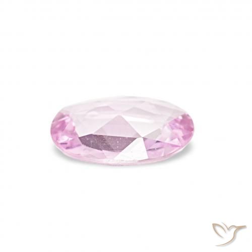 Saphir Rose pourpre léger naturelle ovale, 0.30 ct, VVS
