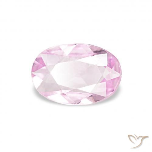 Saphir Pourpre violet rosâtre naturelle ovale, 0.39 ct, VVS