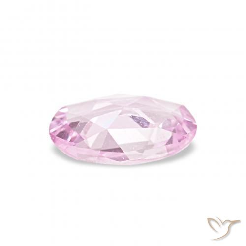Saphir Pourpre violet rosâtre naturelle ovale, 0.39 ct, VVS
