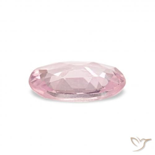 Saphir Rose corail naturelle ovale, 0.43 ct, VVS