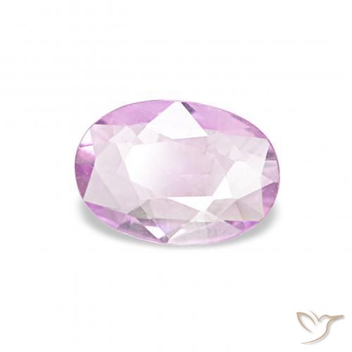 Saphir Pourpre rosâtre léger naturelle ovale, 0.32 ct, VVS