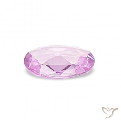 Saphir Pourpre rosâtre léger naturelle ovale, 0.32 ct, VVS