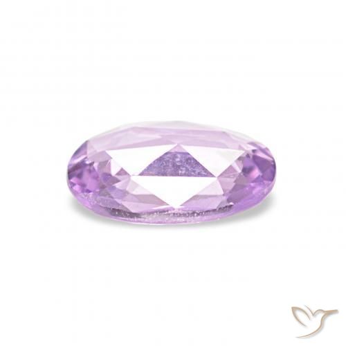 Saphir Lilas naturelle ovale, 0.45 ct, VVS
