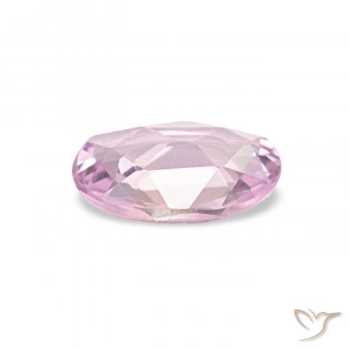 Saphir Rose clair naturelle ovale, 0.42 ct, VS