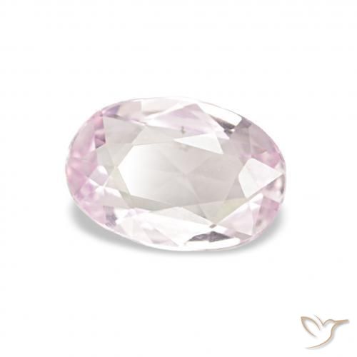 Saphir Rose très clair naturelle ovale, 0.44 ct, VVS