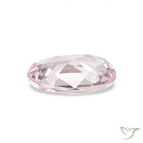 Saphir Rose très clair naturelle ovale, 0.44 ct, VVS
