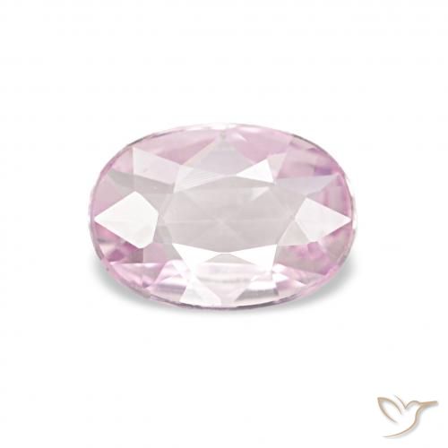 0.43ct Rose cerise léger Saphir, ovale, VVS