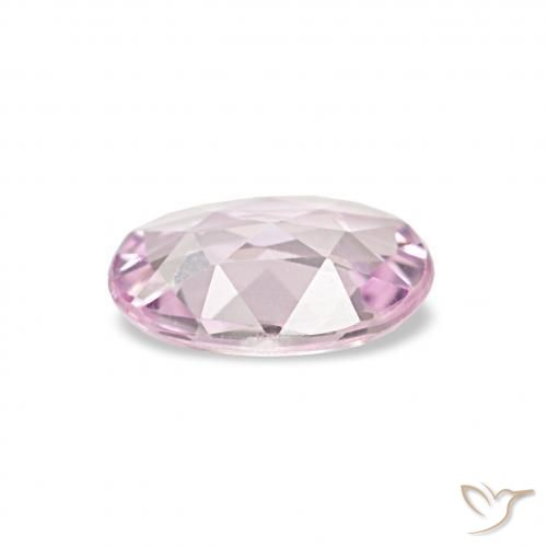 Saphir Rose cerise léger naturelle ovale, 0.43 ct, VVS