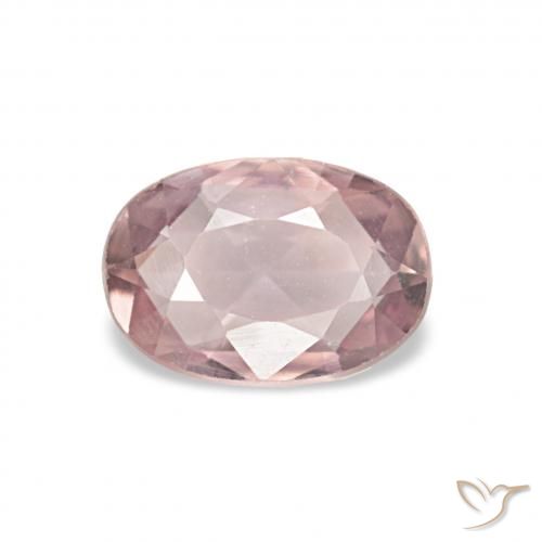 0.52ct Rose bubblegum léger Saphir, ovale, VVS