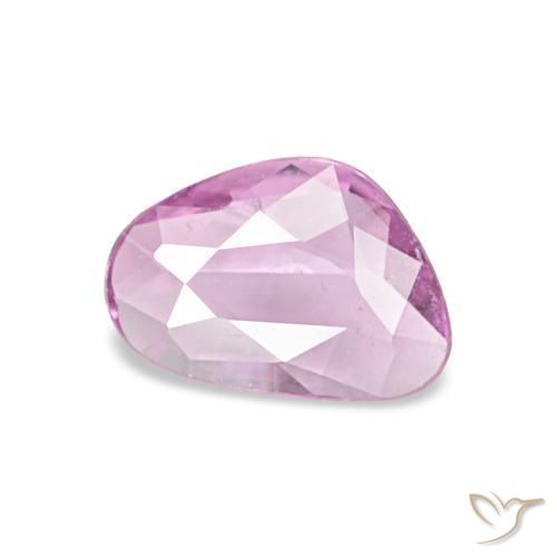 Saphir Ton rose cerise naturelle Fantaisie, 0.44 ct, VS