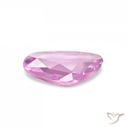 Saphir Ton rose cerise naturelle Fantaisie, 0.44 ct, VS