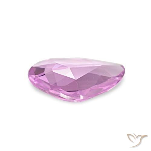 Saphir Violet Rosâtre naturelle Fantaisie, 0.49 ct, VVS