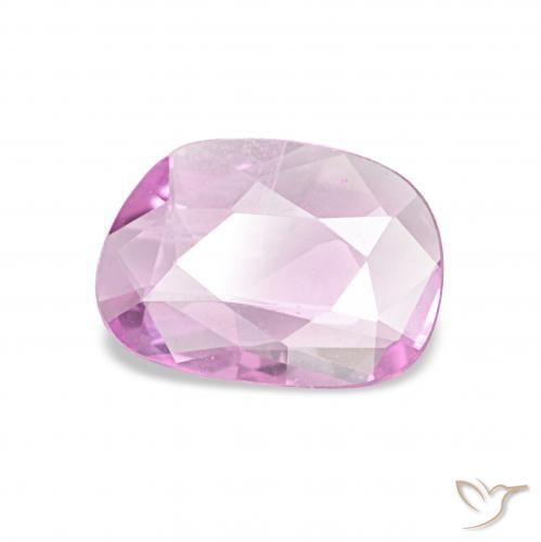 Saphir Violet Rosâtre naturelle Fantaisie, 0.55 ct, VVS