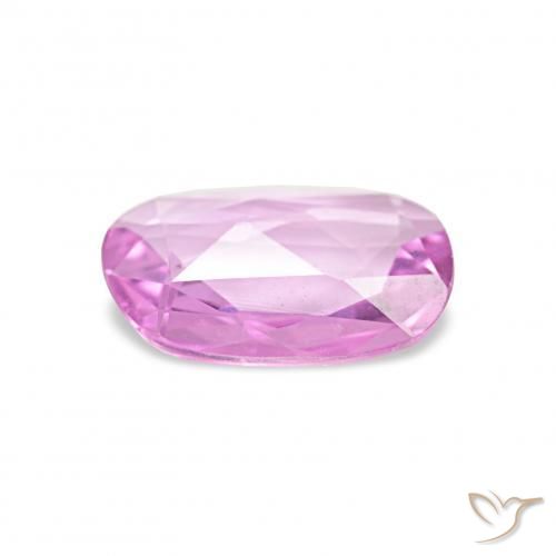 Saphir Violet Rosâtre naturelle Fantaisie, 0.55 ct, VVS