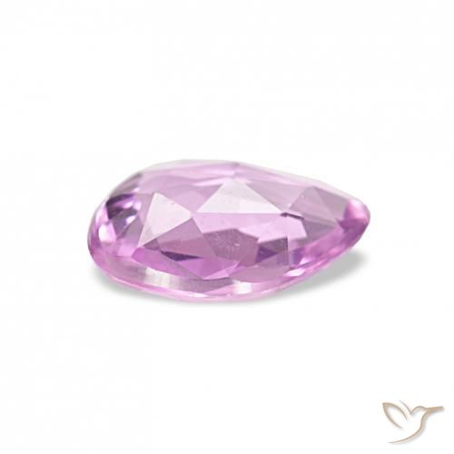 Saphir Pourpre violet rosâtre léger naturelle Fantaisie, 0.59 ct, VVS