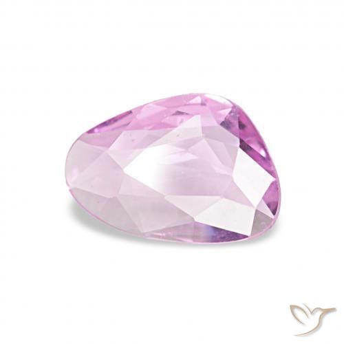 Saphir Violet clair naturelle Fantaisie, 0.36 ct, VVS