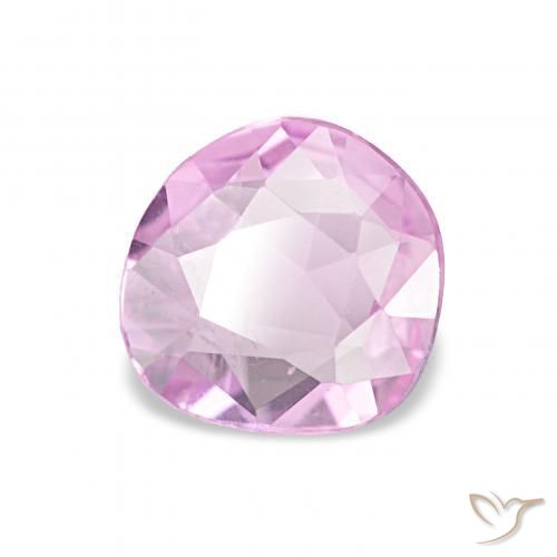 Saphir Pourpre violet rosâtre léger naturelle Fantaisie, 0.58 ct, VVS