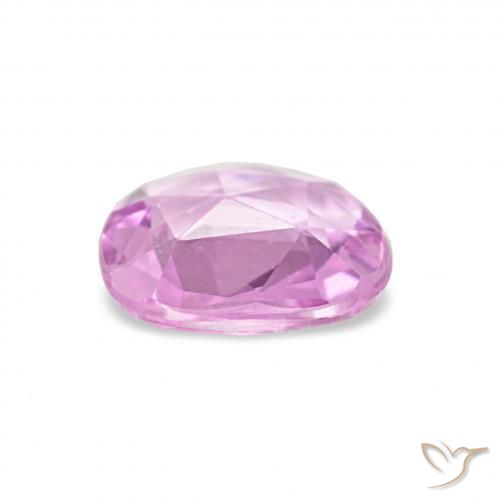 Saphir Pourpre violet rosâtre léger naturelle Fantaisie, 0.58 ct, VVS