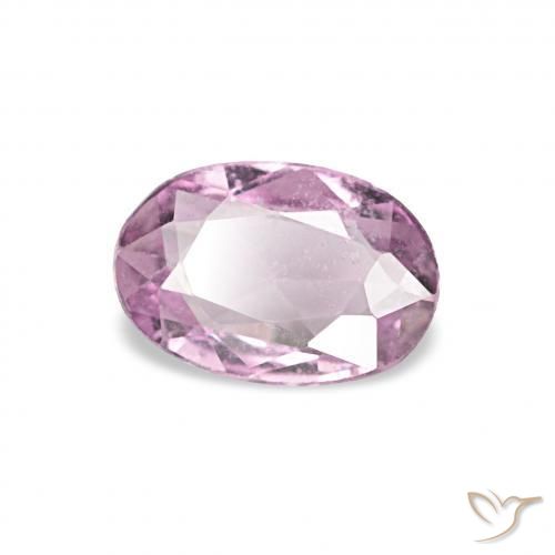 Saphir Medium Light-Purple naturelle ovale, 0.37 ct, VS