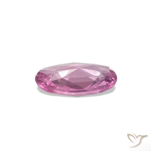 Saphir Rose très clair naturelle ovale, 0.31 ct, VVS-VS