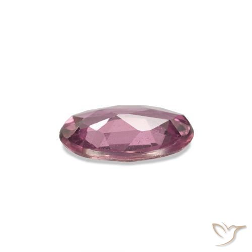 Saphir Violet rougeâtre naturelle ovale, 0.38 ct, VVS-VS