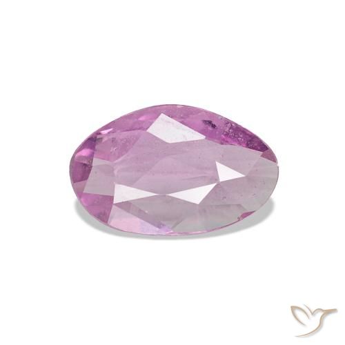 Saphir Violet Rosâtre naturelle Fantaisie, 0.48 ct, VS