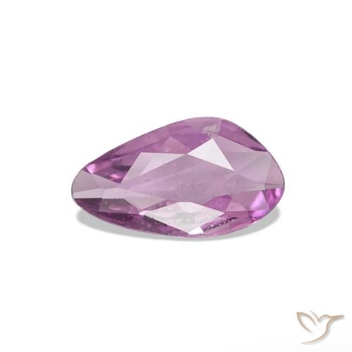 Saphir Violet Rosâtre naturelle Fantaisie, 0.44 ct, VS