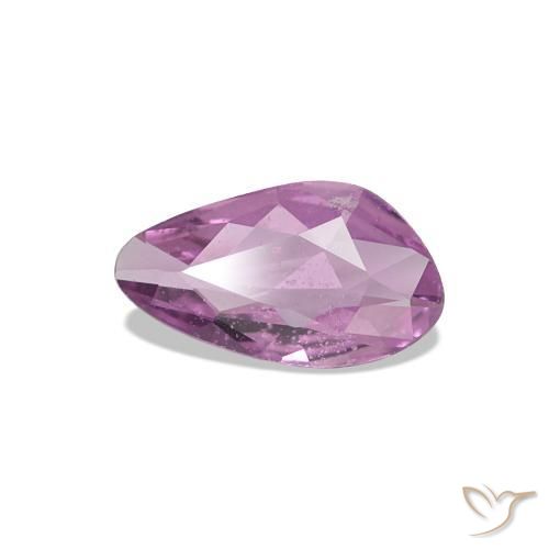 Saphir Violet Rosâtre naturelle Fantaisie, 0.44 ct, VS