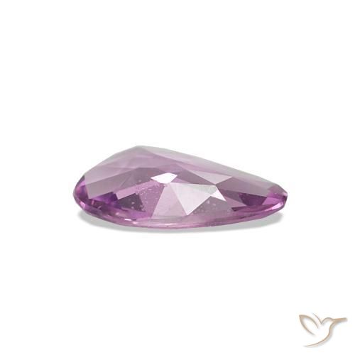 Saphir Violet Rosâtre naturelle Fantaisie, 0.44 ct, VS