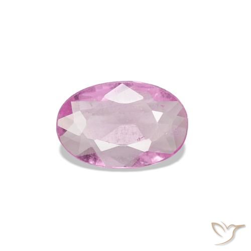 Saphir Rose naturelle ovale, 0.31 ct, VS