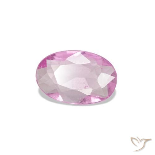 Saphir Rose naturelle ovale, 0.31 ct, VS