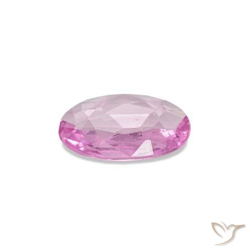 Saphir Rose naturelle ovale, 0.31 ct, VS