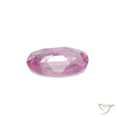 Saphir Magenta léger naturelle ovale, 0.39 ct, VS