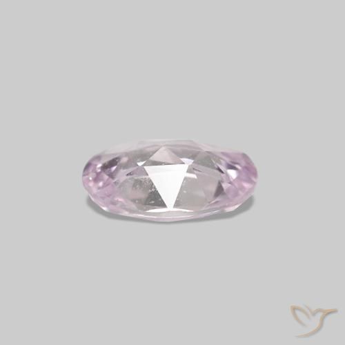 Saphir Rose lavande très clair naturelle ovale, 0.41 ct, VS