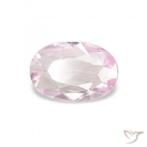 Saphir Rose bubblegum naturelle ovale, 0.34 ct, VVS