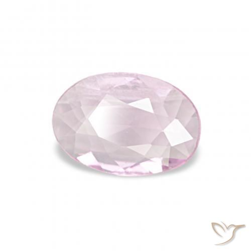 Saphir Rose léger naturelle ovale, 0.31 ct, VVS