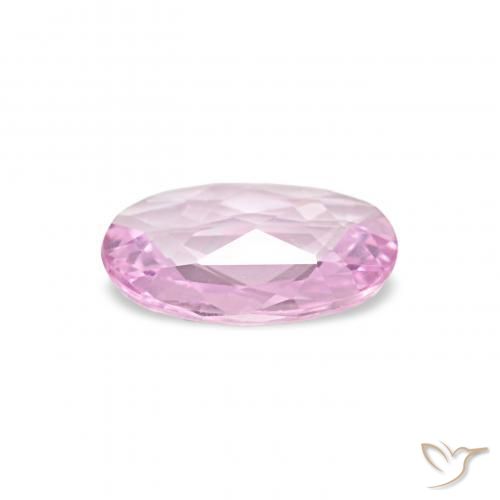 Saphir Rose léger naturelle ovale, 0.31 ct, VVS