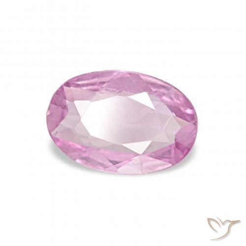 Saphir Pourpre-rose naturelle ovale, 0.43 ct, VVS-VS