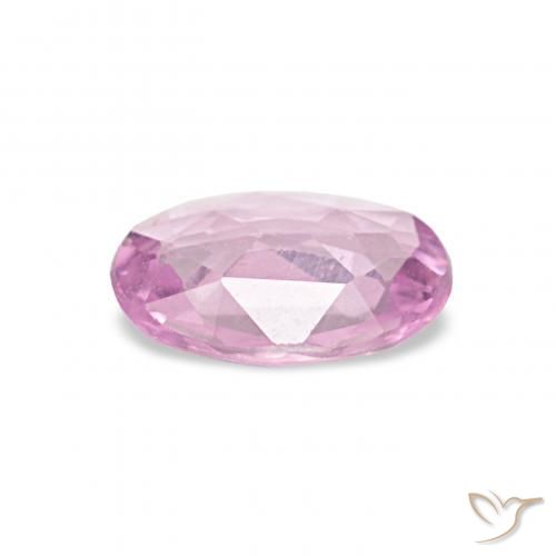 Saphir Pourpre-rose naturelle ovale, 0.43 ct, VVS-VS