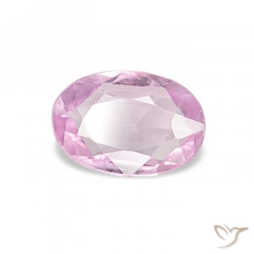 Saphir Pourpre violet rosâtre naturelle ovale, 0.48 ct, VVS-VS