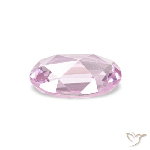Saphir Pourpre violet rosâtre naturelle ovale, 0.48 ct, VVS-VS