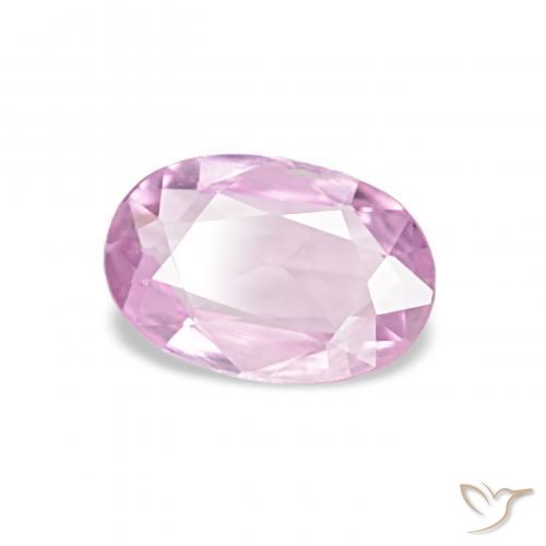 Saphir Pourpre moyen naturelle ovale, 0.46 ct, VVS-VS