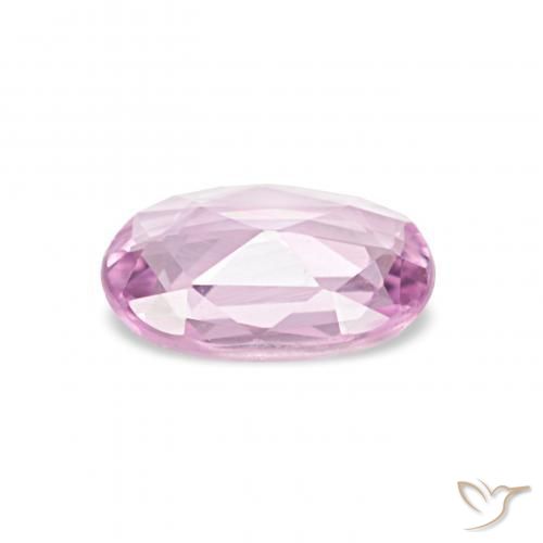 Saphir Pourpre moyen naturelle ovale, 0.46 ct, VVS-VS