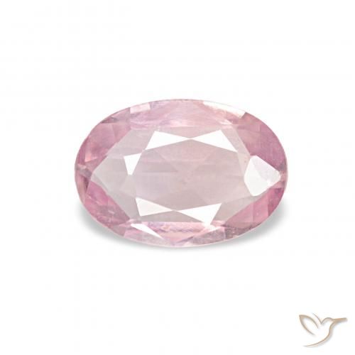 0.40ct Rose bubblegum léger Saphir, ovale, VVS-VS
