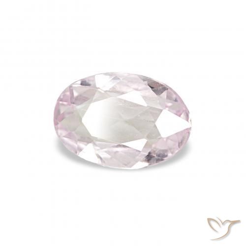 Saphir Rose très clair naturelle ovale, 0.36 ct, VS