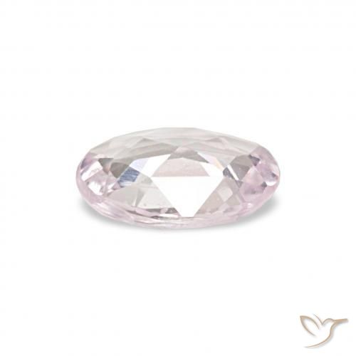Saphir Rose très clair naturelle ovale, 0.36 ct, VS