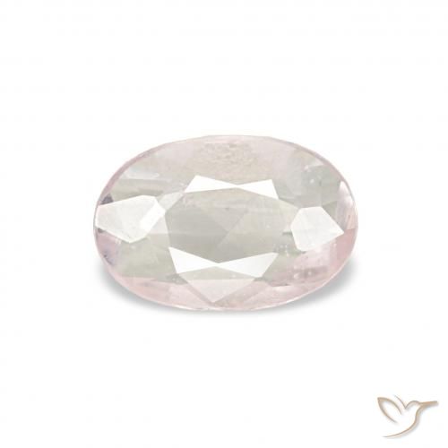 Saphir Rose très clair naturelle ovale, 0.30 ct, VS