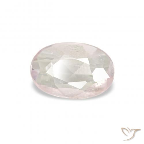 Saphir Rose très clair naturelle ovale, 0.30 ct, VS