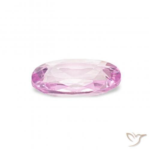 Saphir Rose moyen naturelle ovale, 0.41 ct, VS