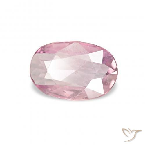 Saphir Rose clair naturelle ovale, 0.34 ct, VS
